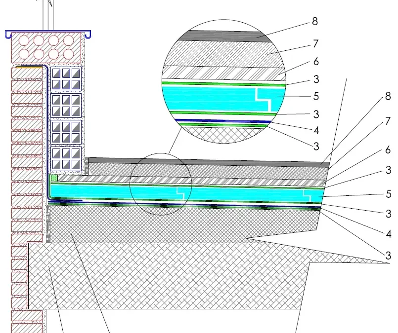 La cubierta plana invertida