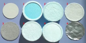 Grados de protección de las diferentes capas auxiliares separadoras