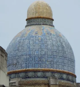 Cubierta de cúpula de mosaico Madrid PLY Building Technology