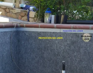 Fijación y protección del liner