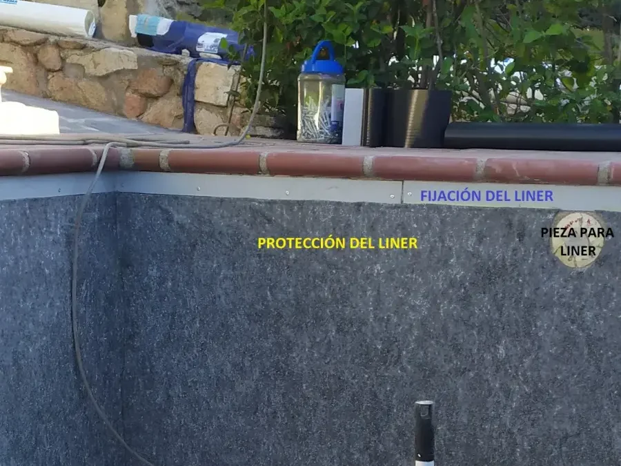 Liner para piscina